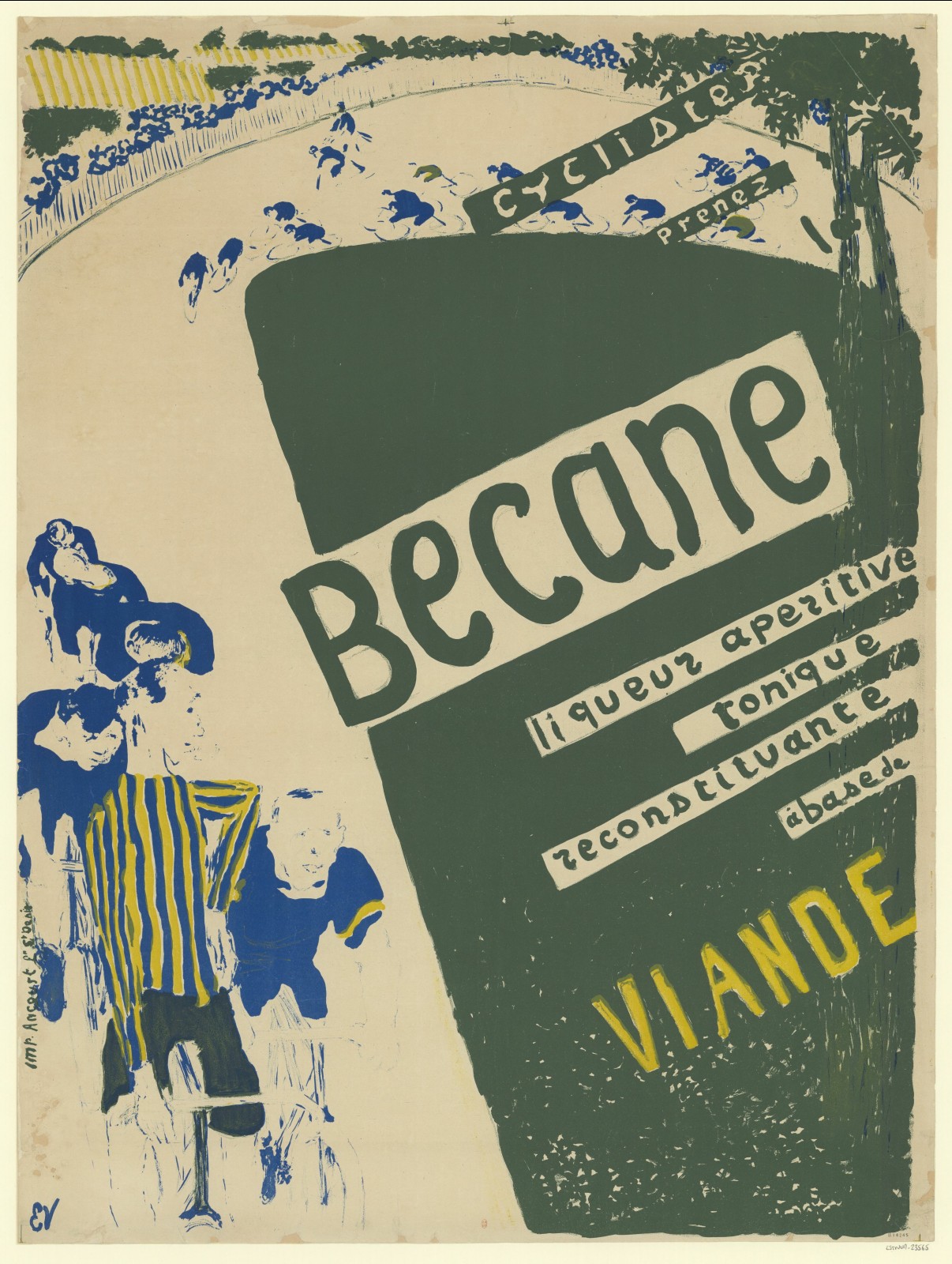 Reclame becane liqueur