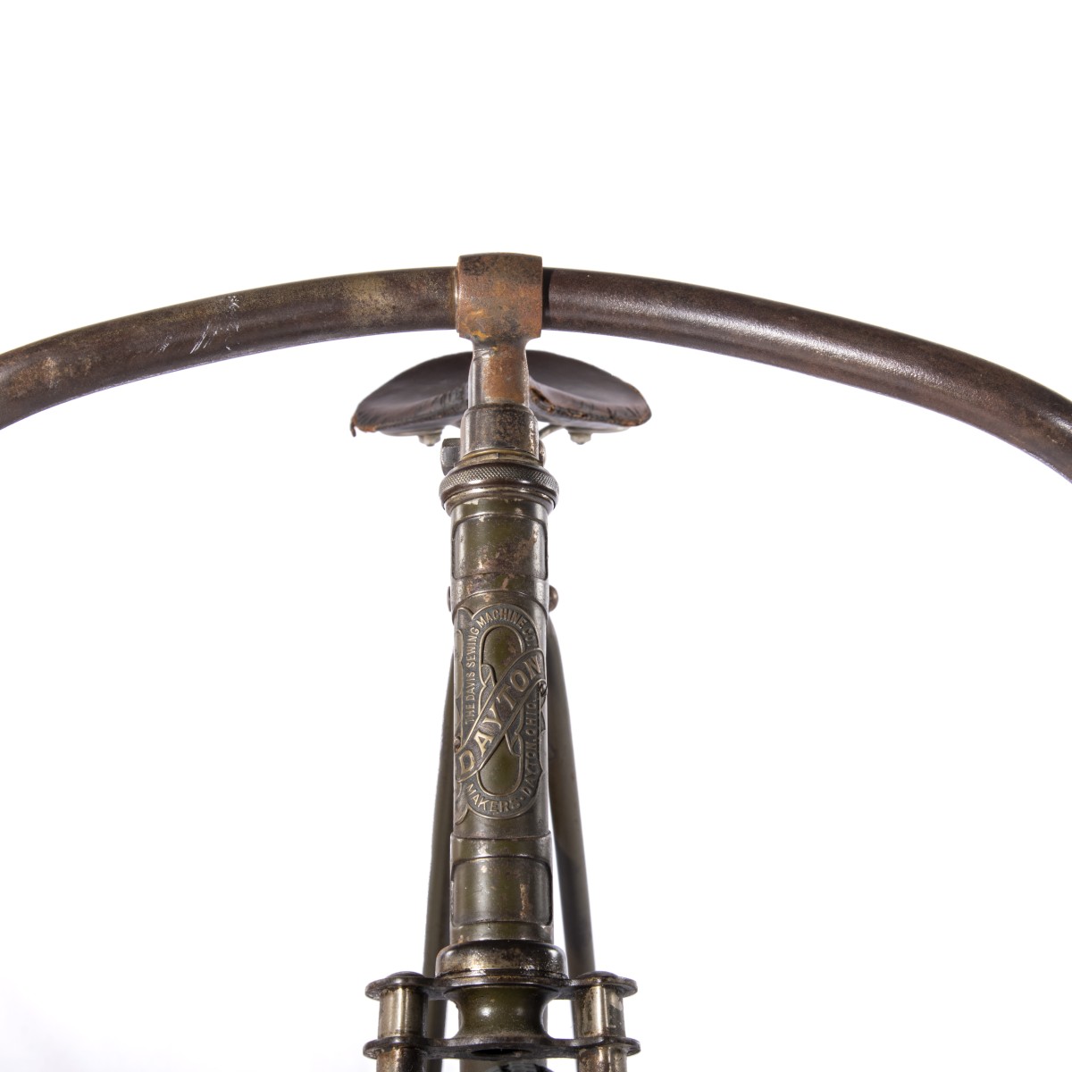 Detailopname van het stuur en het balhoofd