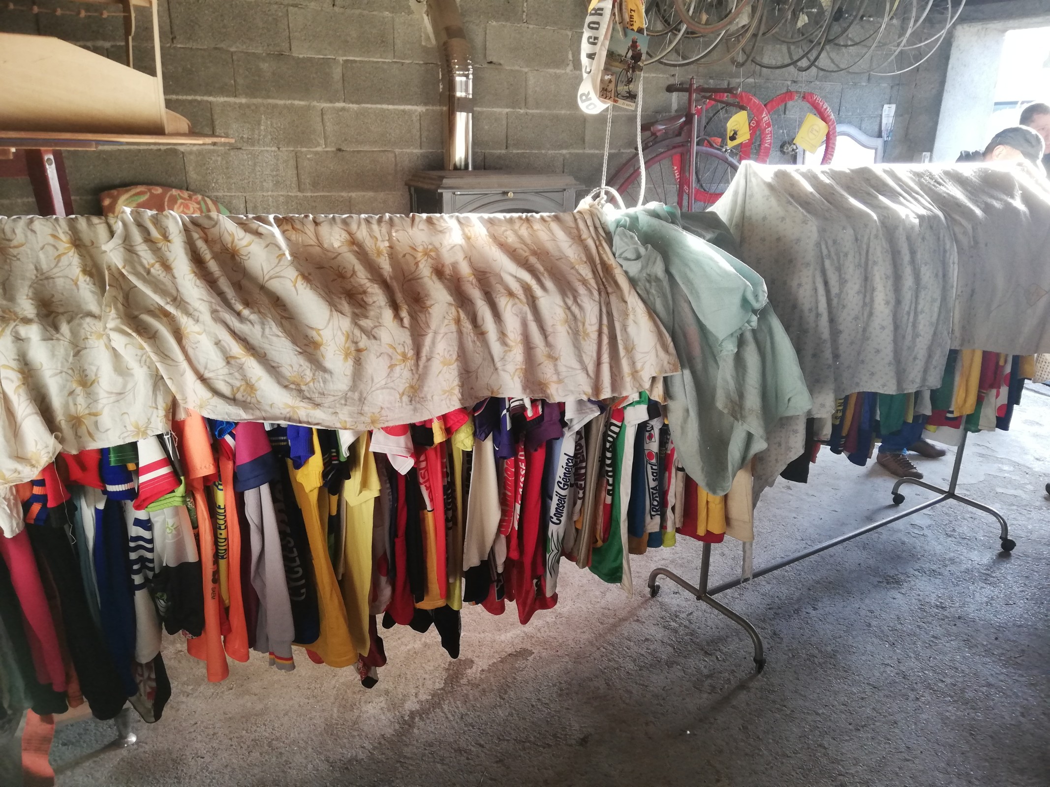 Claude Lachot's jersey collection