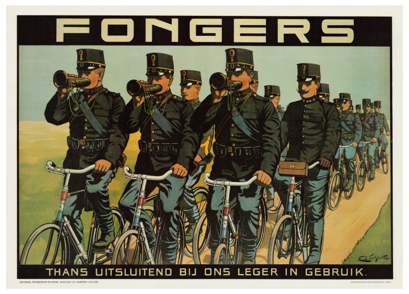 Reproductie reclameaffiche Fongers, Velorama, jaren 1990