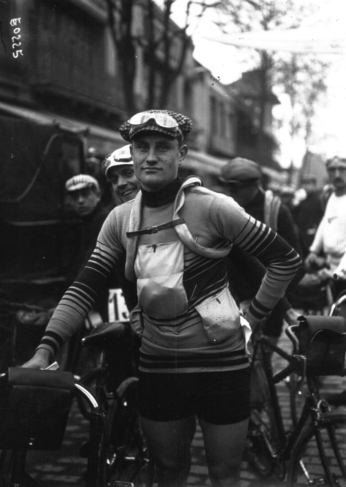 Charles Deruyter aan de start van Parijs-Roubaix 1914