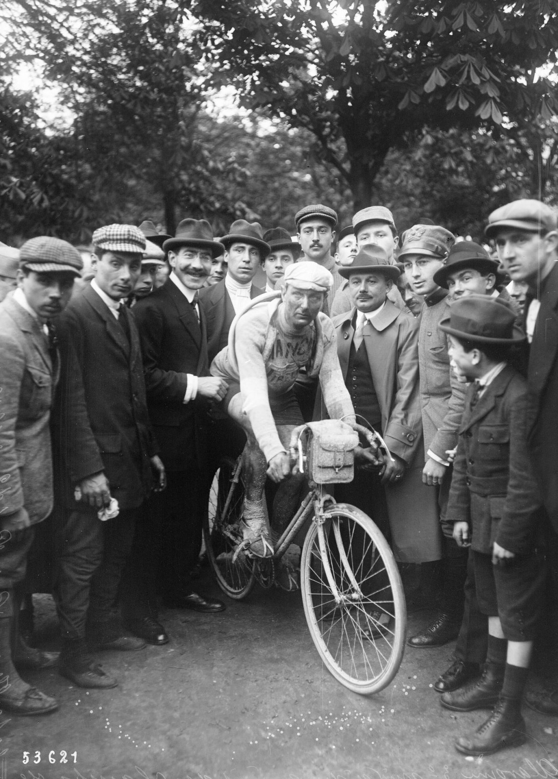 Jean Alavoine tijdens de Omloop van de Slagvelden in 1919