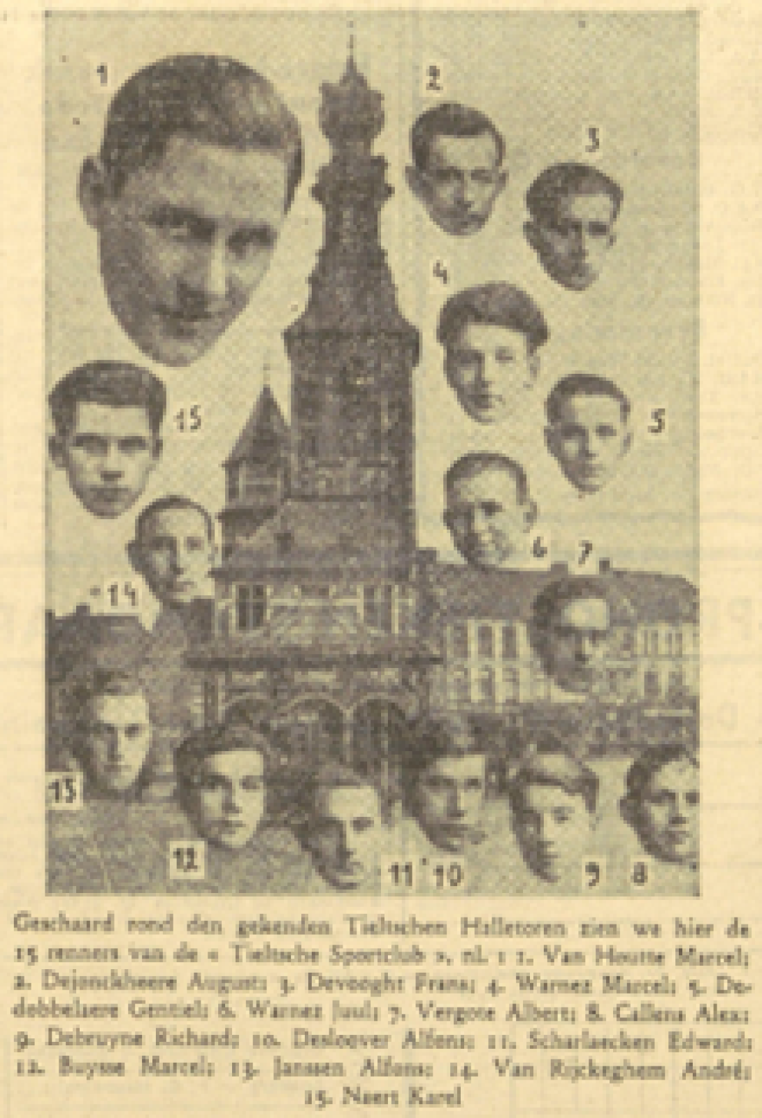 Renners van de Tieltsche Sportclub in 1939