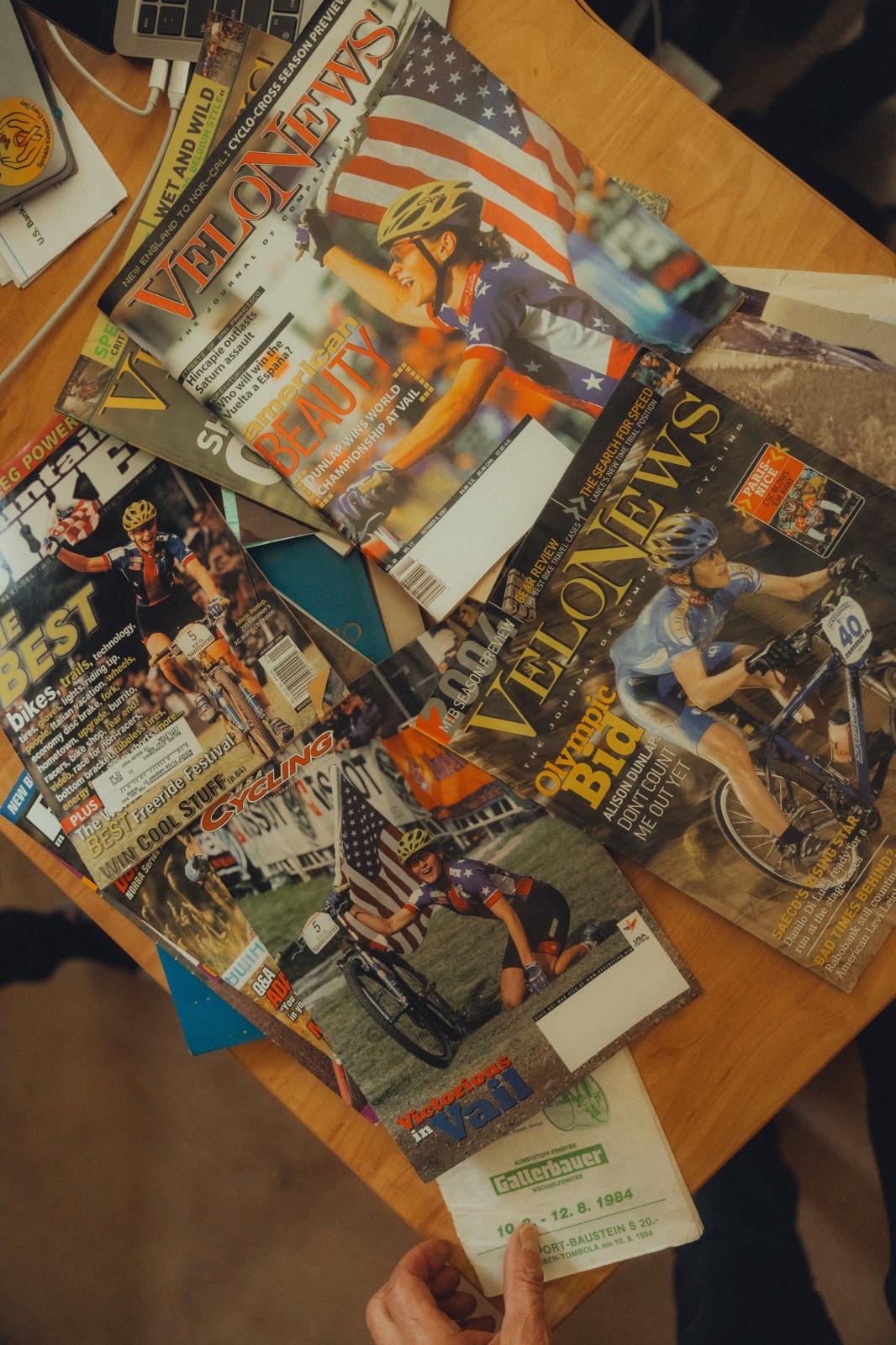 A selection of cycling magazines