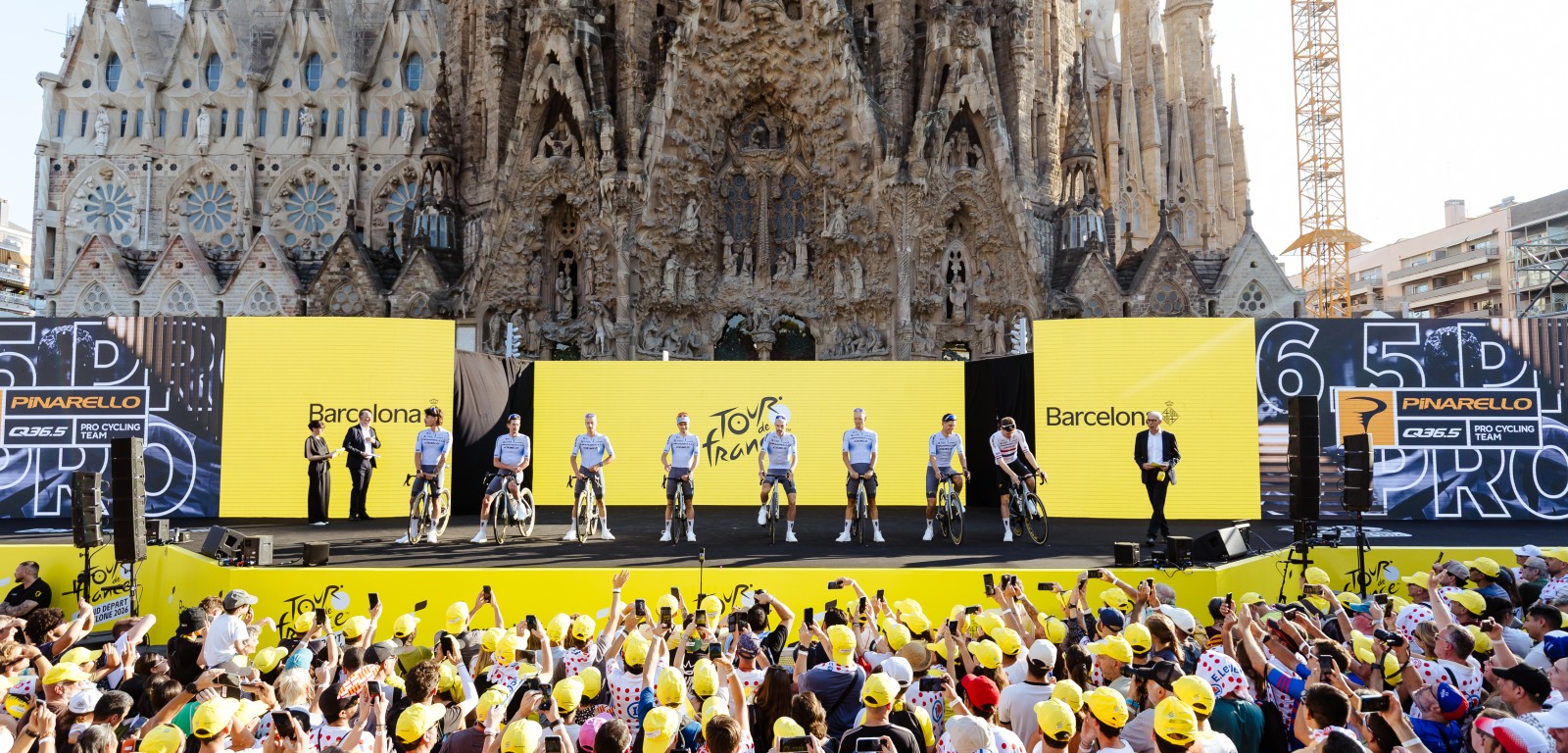 Ploegenvoorstelling voor Sagrada Família in Barcelona 2026