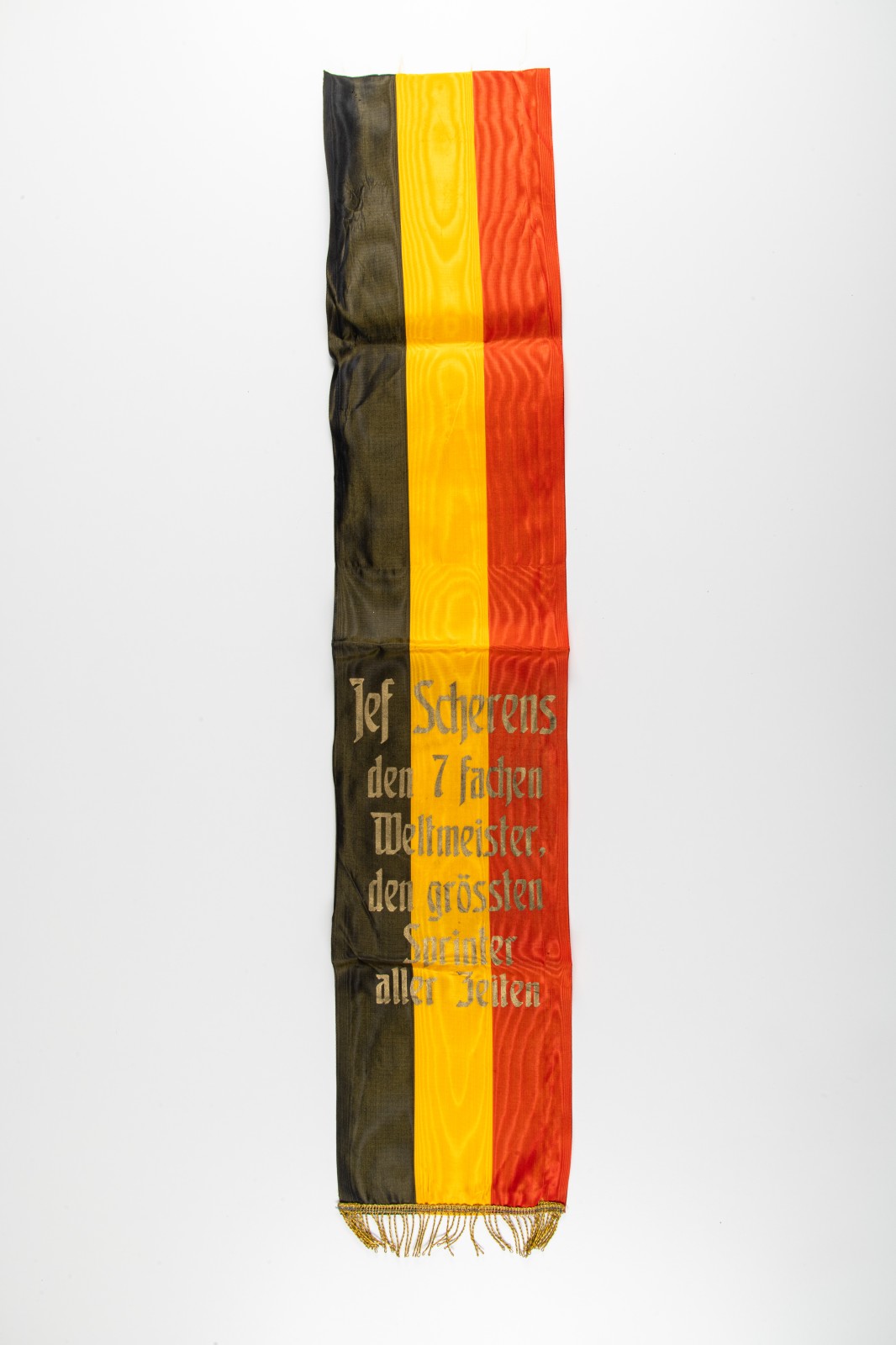 Erelint, zevenvoudig wereldkampioen sprint, Jef Scherens, ca. 1947